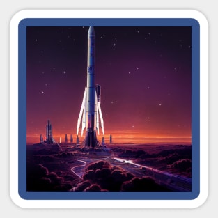 Interplanetary Spaceport Sticker